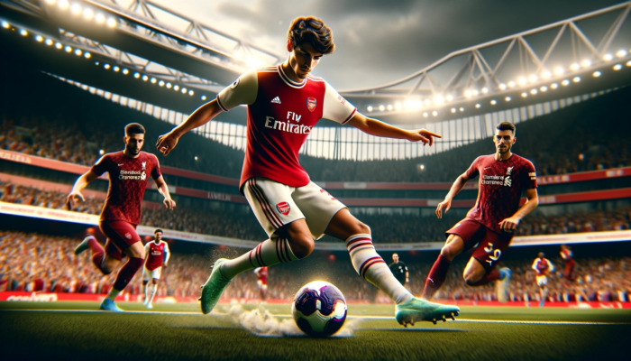 Gabriel-Martinelli-a-skilled-Brazilian-footballer-in-an-Arsenal-jersey-demonstrating-his-exceptional-football-skills-on-the-field-against-Liverpool.png December 23, 2023